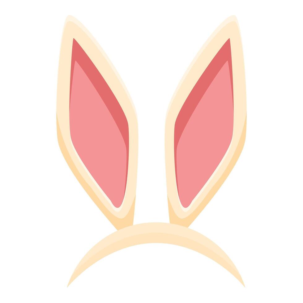 Bunny ears headband is bringing the fun for easter celebration vector