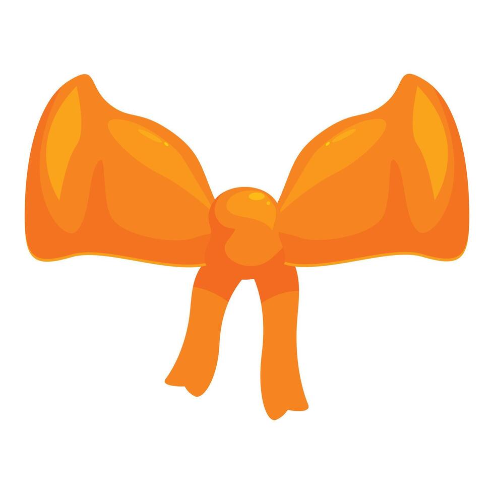 Big cartoon bow isolated on white background vector