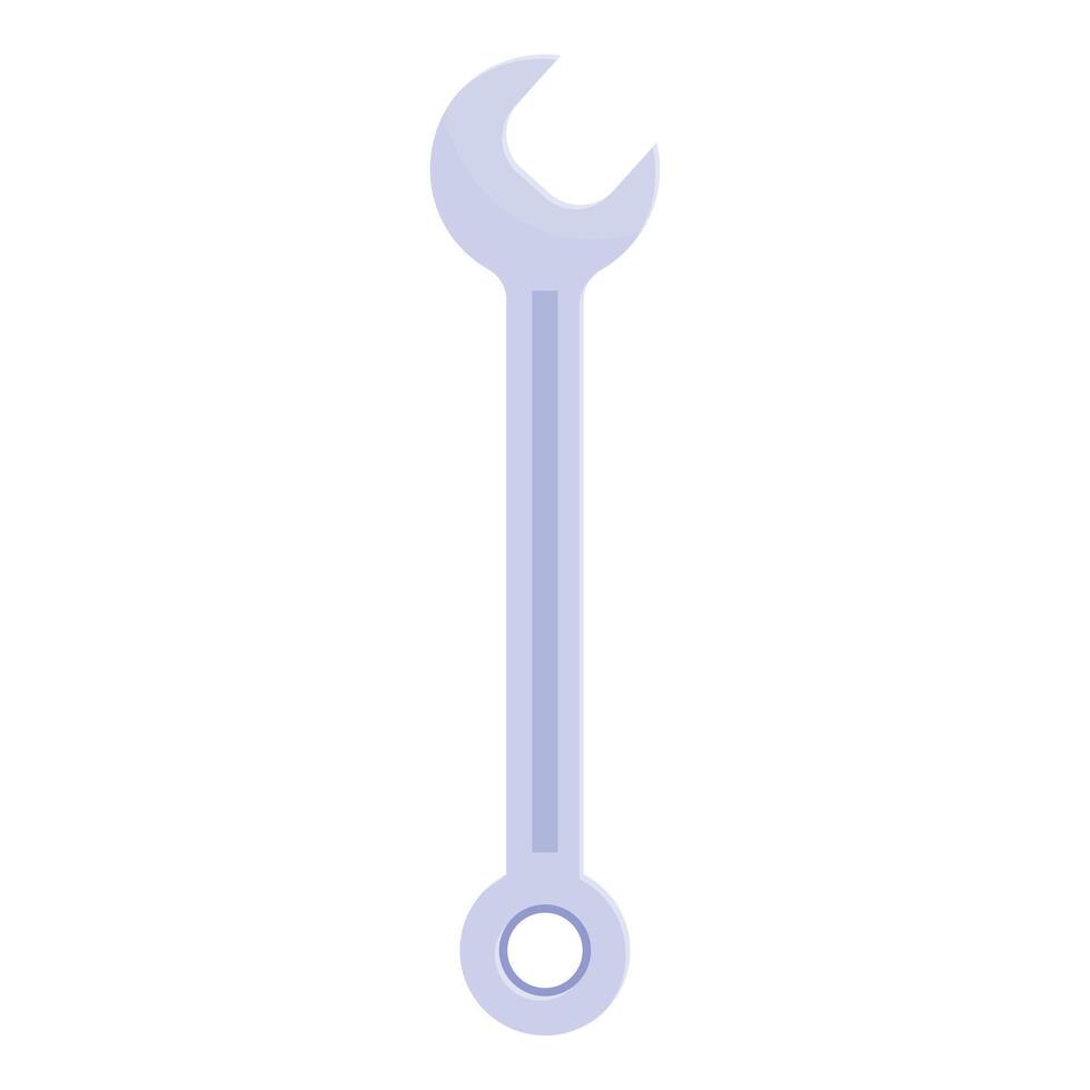 Wrench icon representing repairing and fixing vector