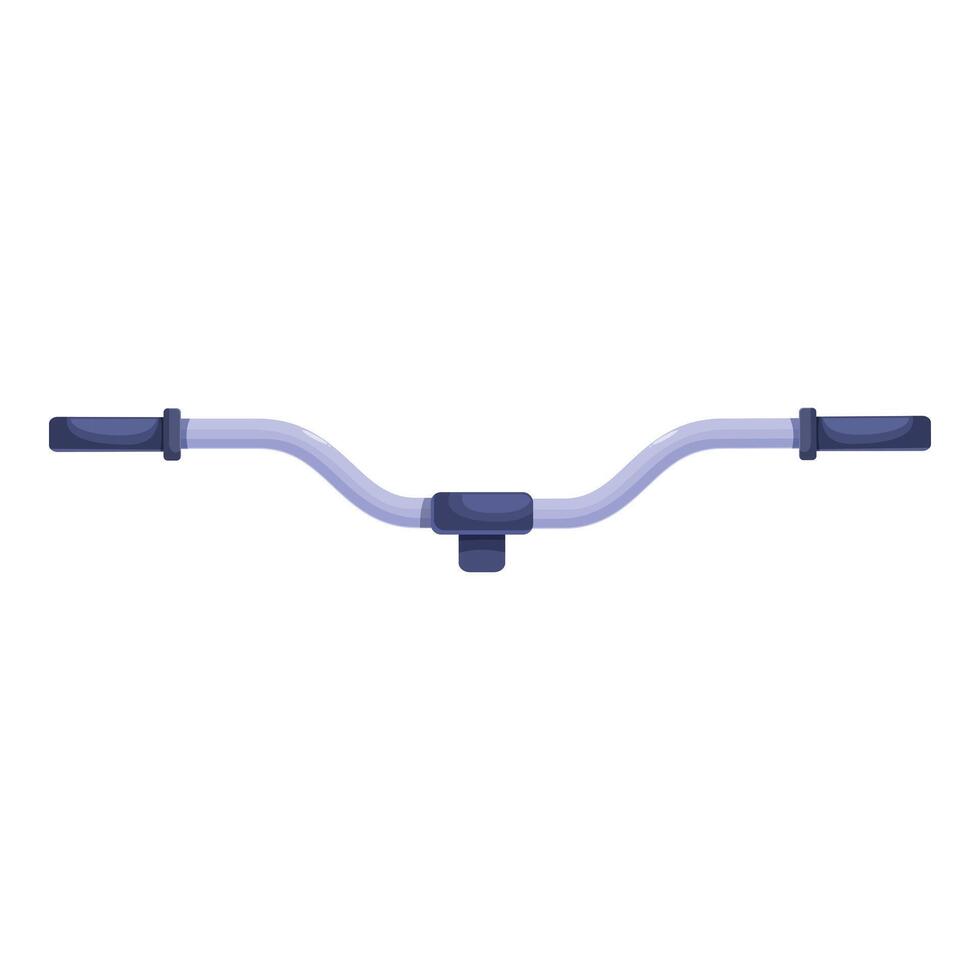 Bike handlebar steering bicycle part grips illustration vector