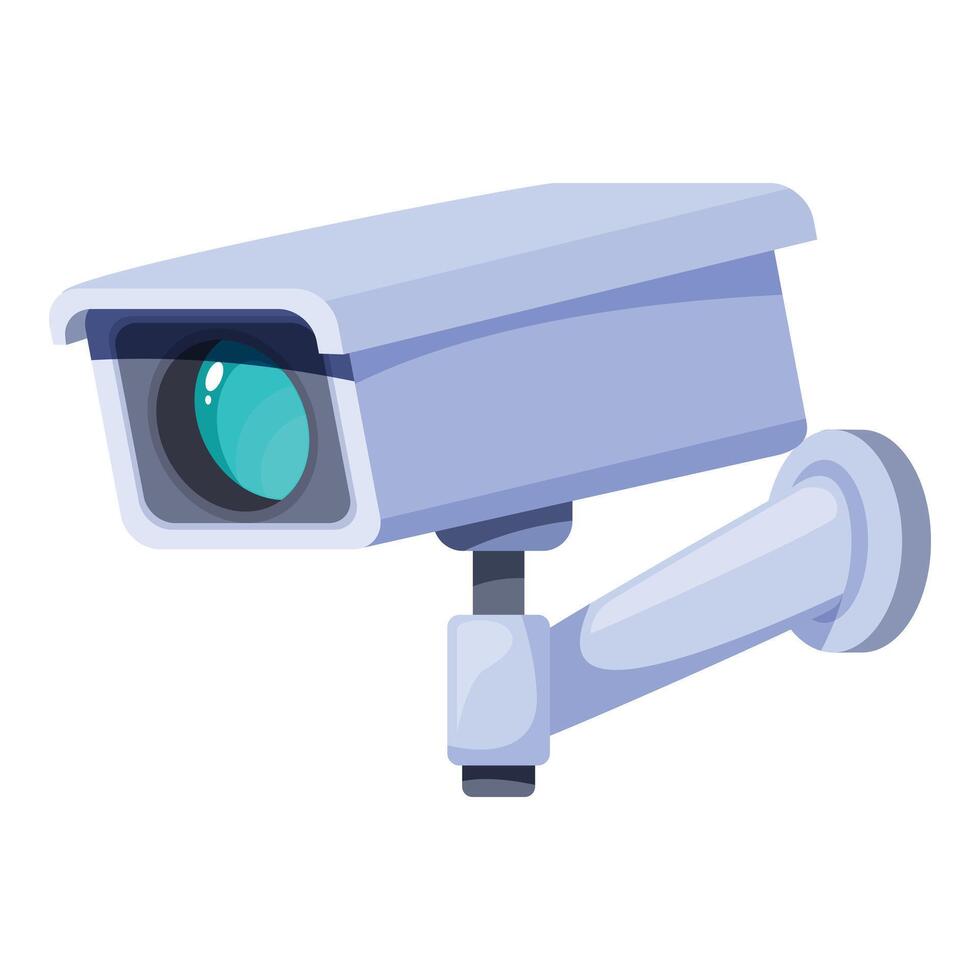 Modern security camera monitoring and recording vector