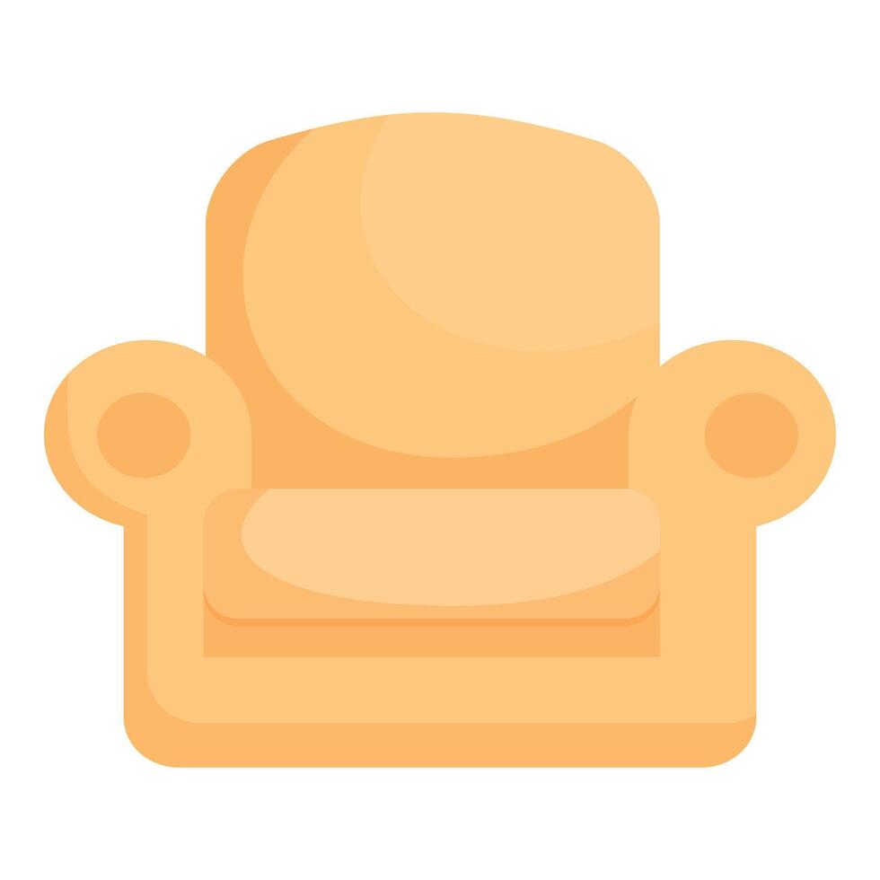 Comfortable soft armchair inviting you to sit down vector