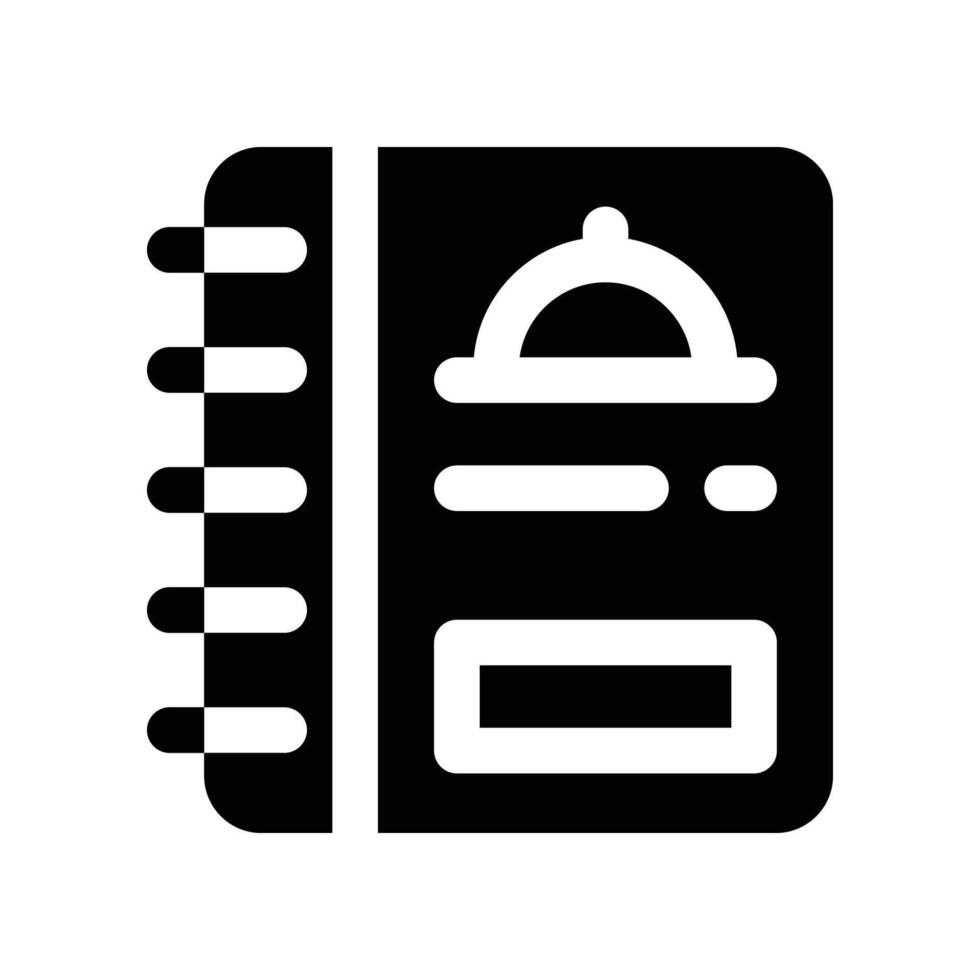 menu icon. glyph icon for your website, mobile, presentation, and logo design. vector