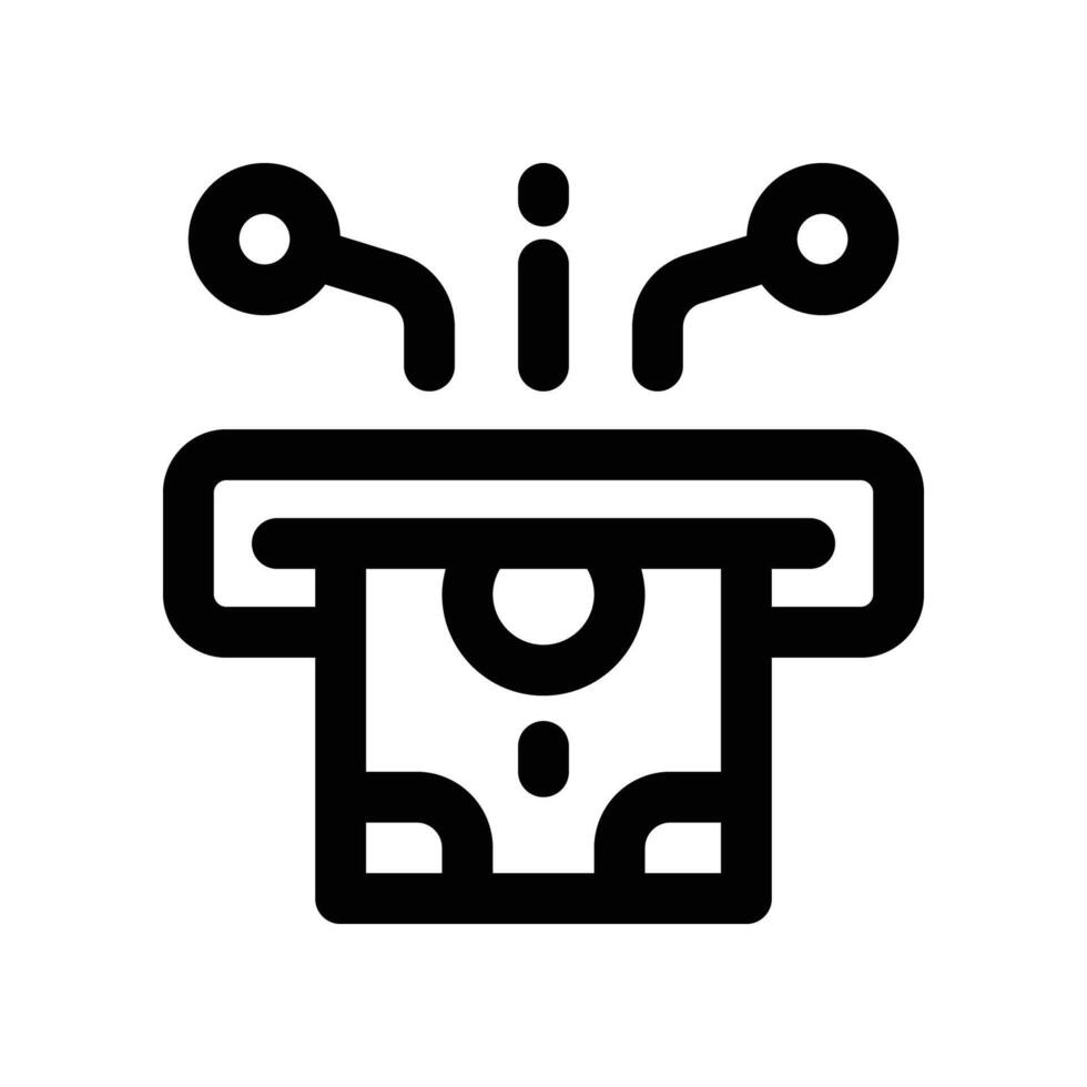 tech withdraw icon. line icon for your website, mobile, presentation, and logo design. vector