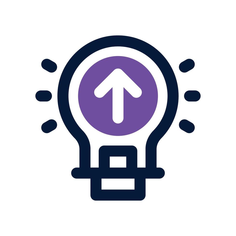 idea icon. dual tone icon for your website, mobile, presentation, and logo design. vector