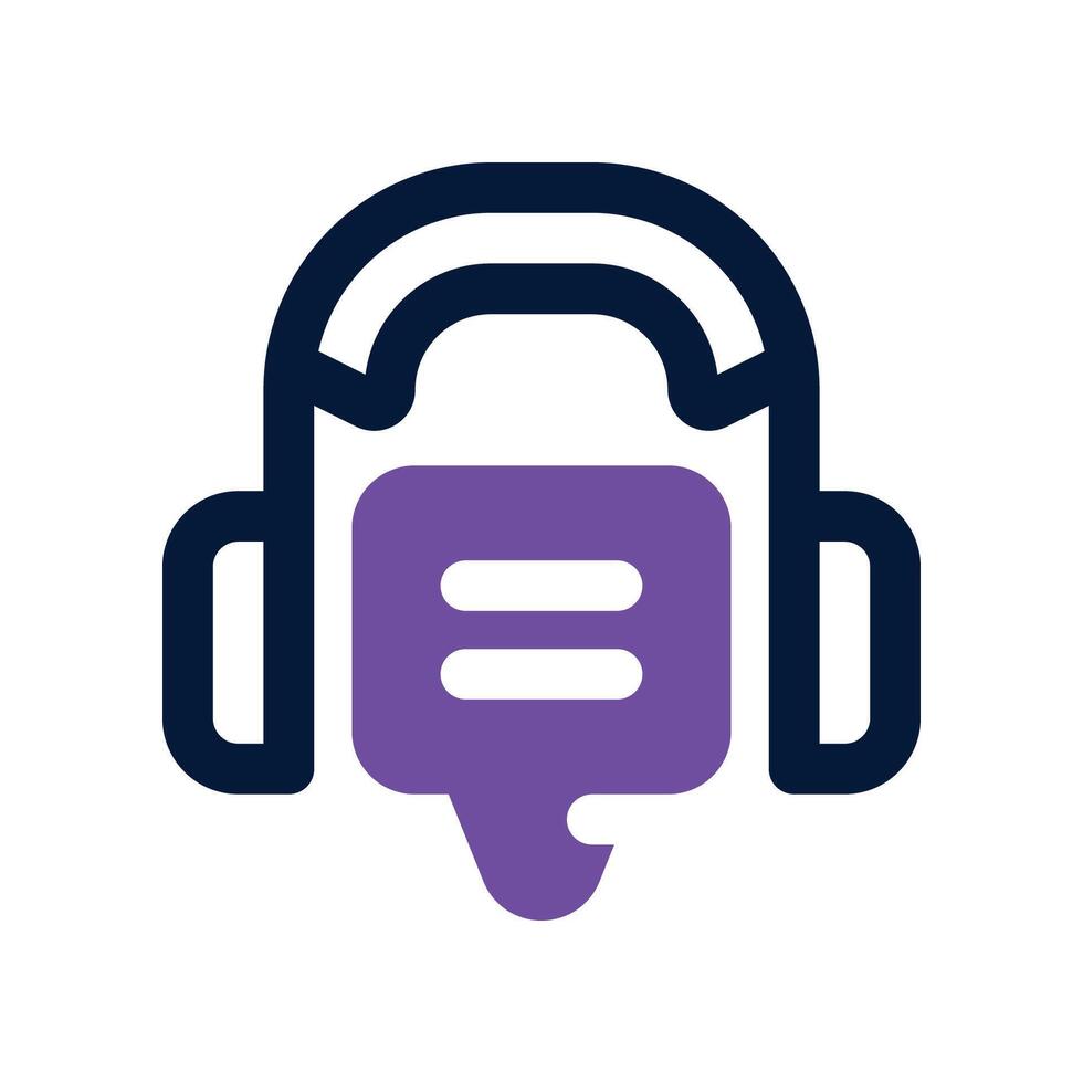 support icon. dual tone icon for your website, mobile, presentation, and logo design. vector