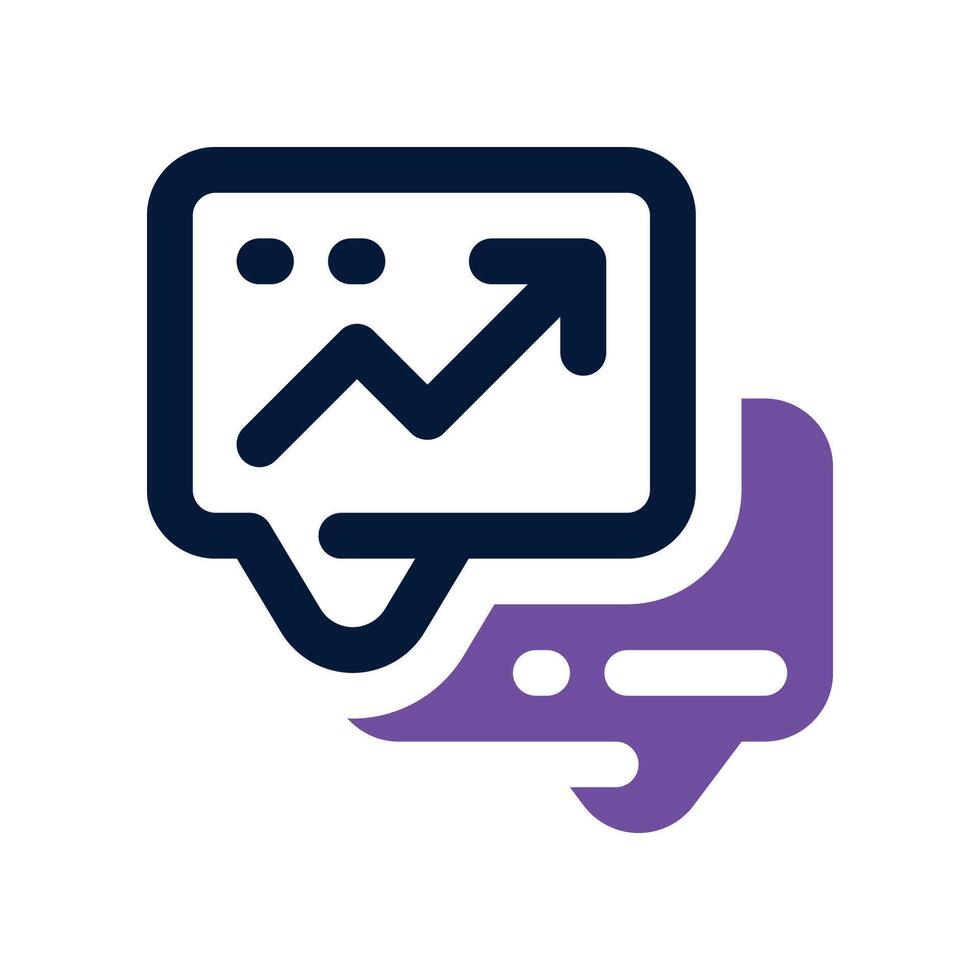 message icon. dual tone icon for your website, mobile, presentation, and logo design. vector