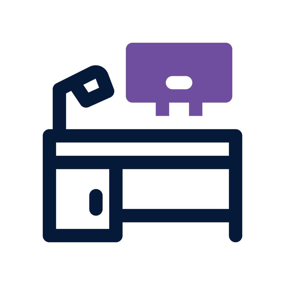 workspace icon. dual tone icon for your website, mobile, presentation, and logo design. vector