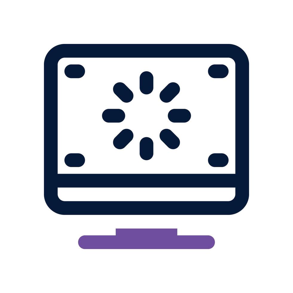 loading icon. dual tone icon for your website, mobile, presentation, and logo design. vector