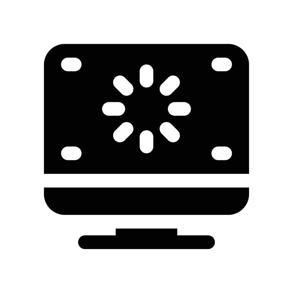 loading icon. glyph icon for your website, mobile, presentation, and logo design. vector