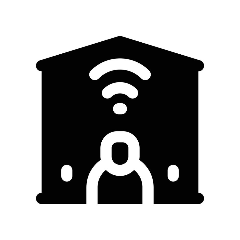 work from home icon. glyph icon for your website, mobile, presentation, and logo design. vector
