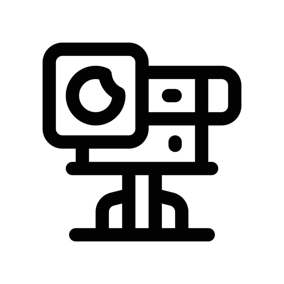 webcam icon. line icon for your website, mobile, presentation, and logo design. vector