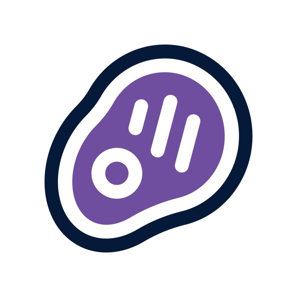 steak icon. glyph icon for your website, mobile, presentation, and logo design. vector
