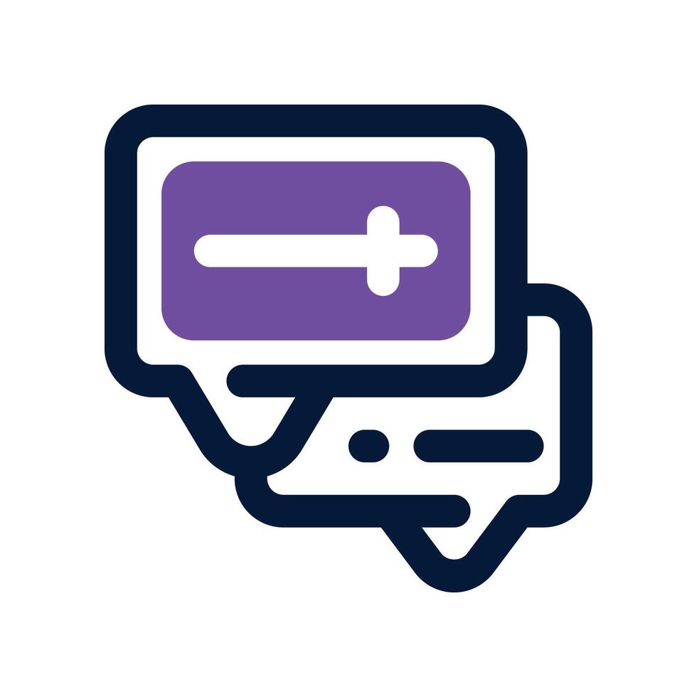 ads icon. dual tone icon for your website, mobile, presentation, and logo design. vector