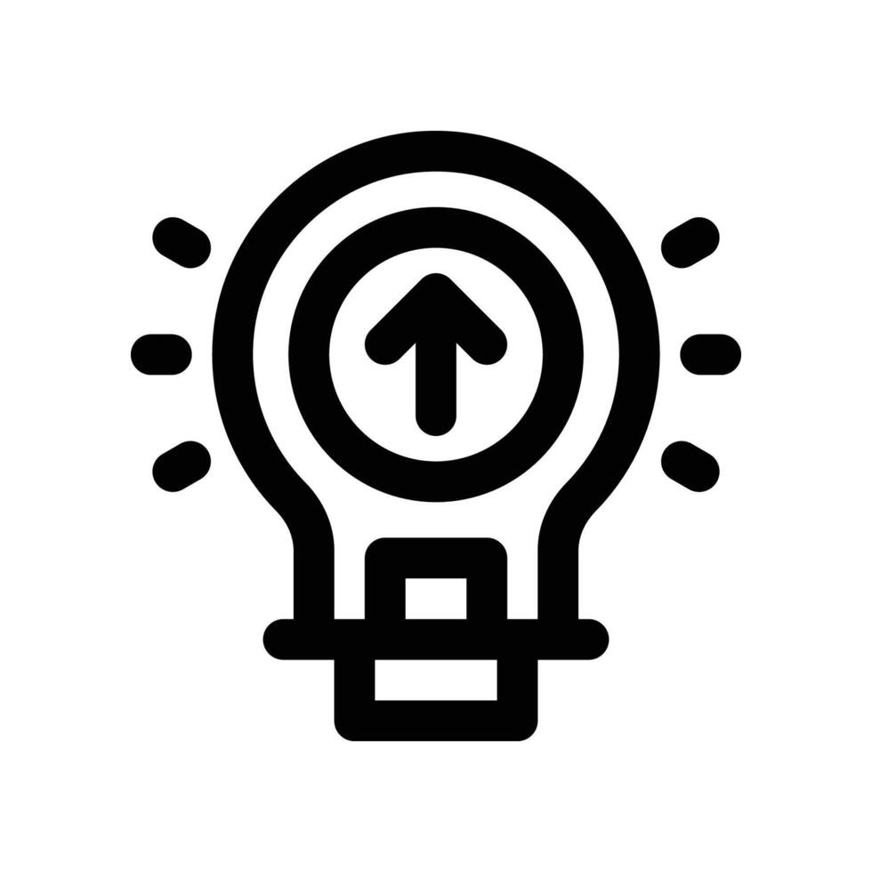 idea icon. line icon for your website, mobile, presentation, and logo design. vector