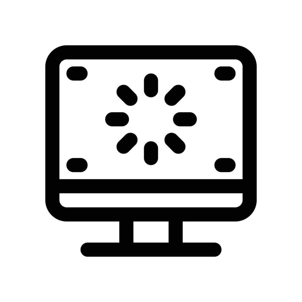 loading icon. line icon for your website, mobile, presentation, and logo design. vector