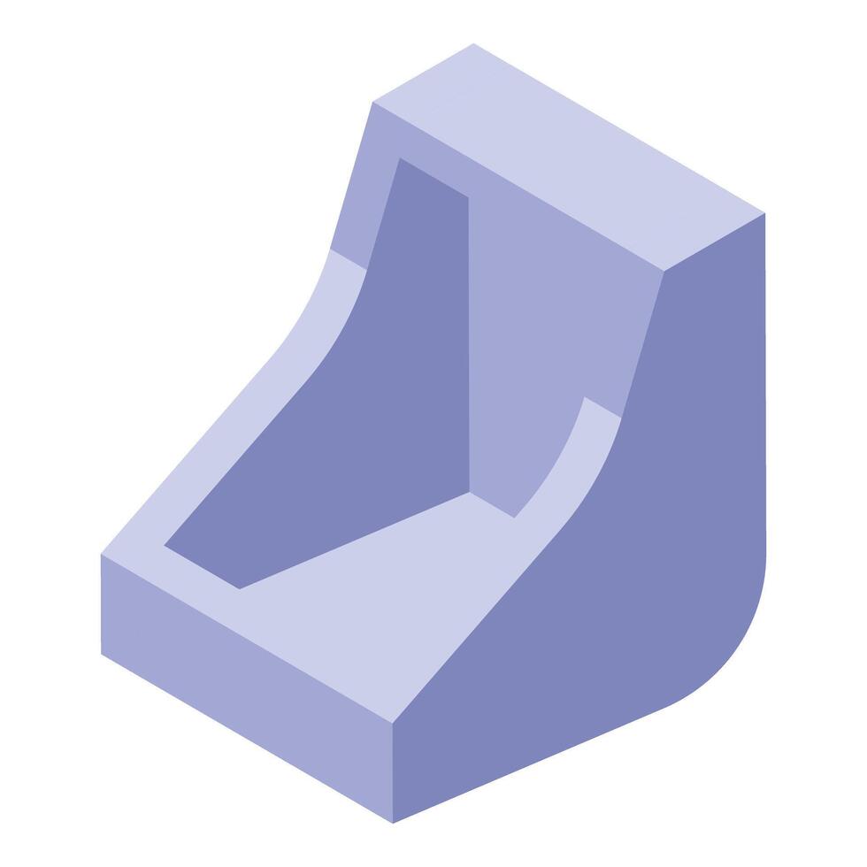 Concrete formwork element for building construction vector
