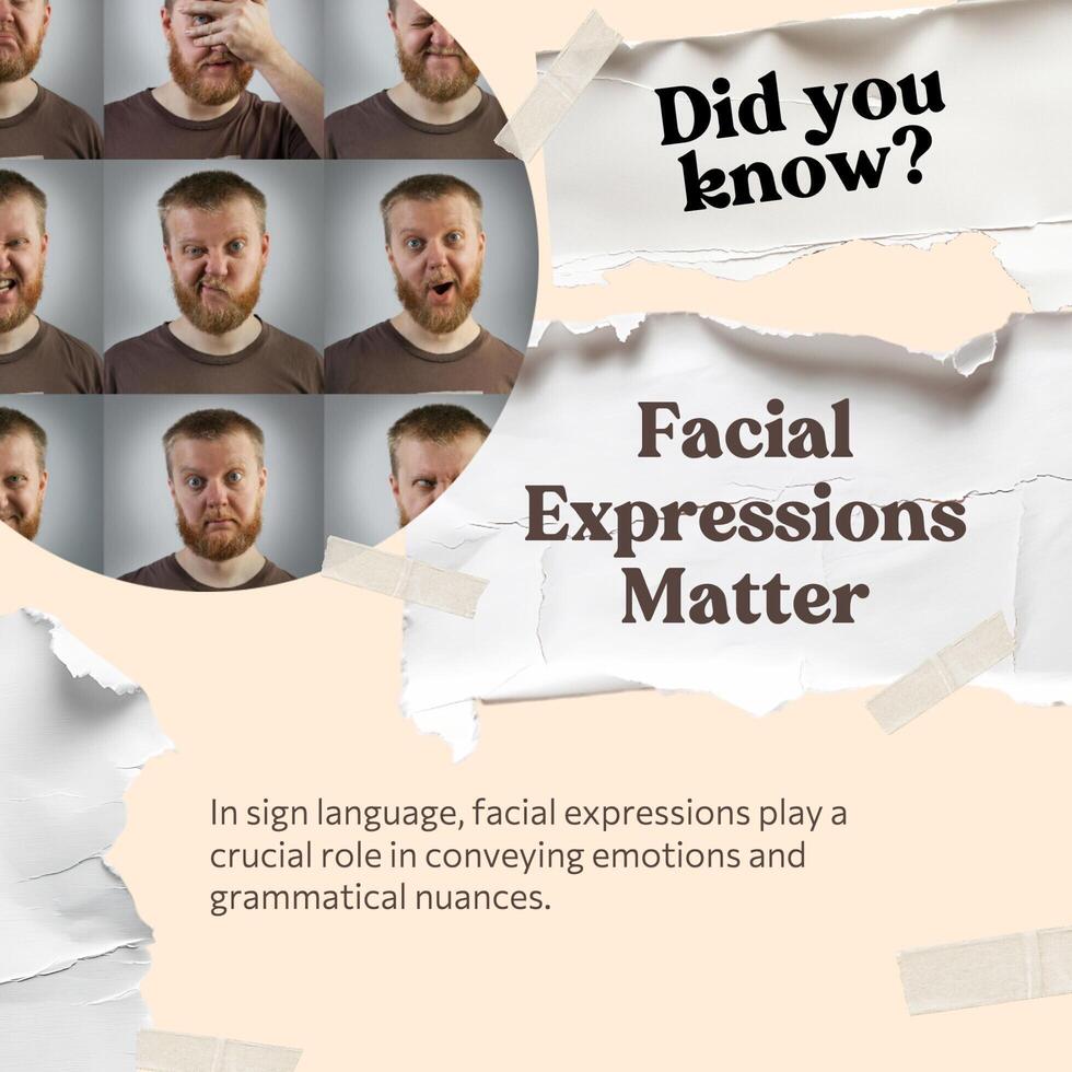 Sign Language Trivia Post template