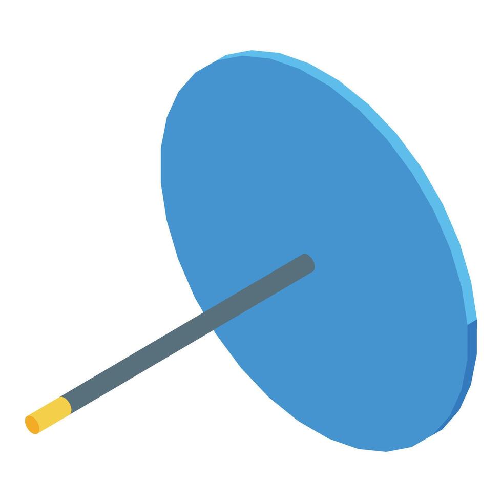 Satellite dish receiving signal from space for communication vector