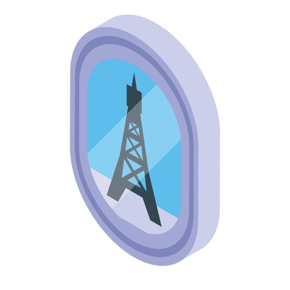 Eiffel tower artwork representing france tourism concept vector