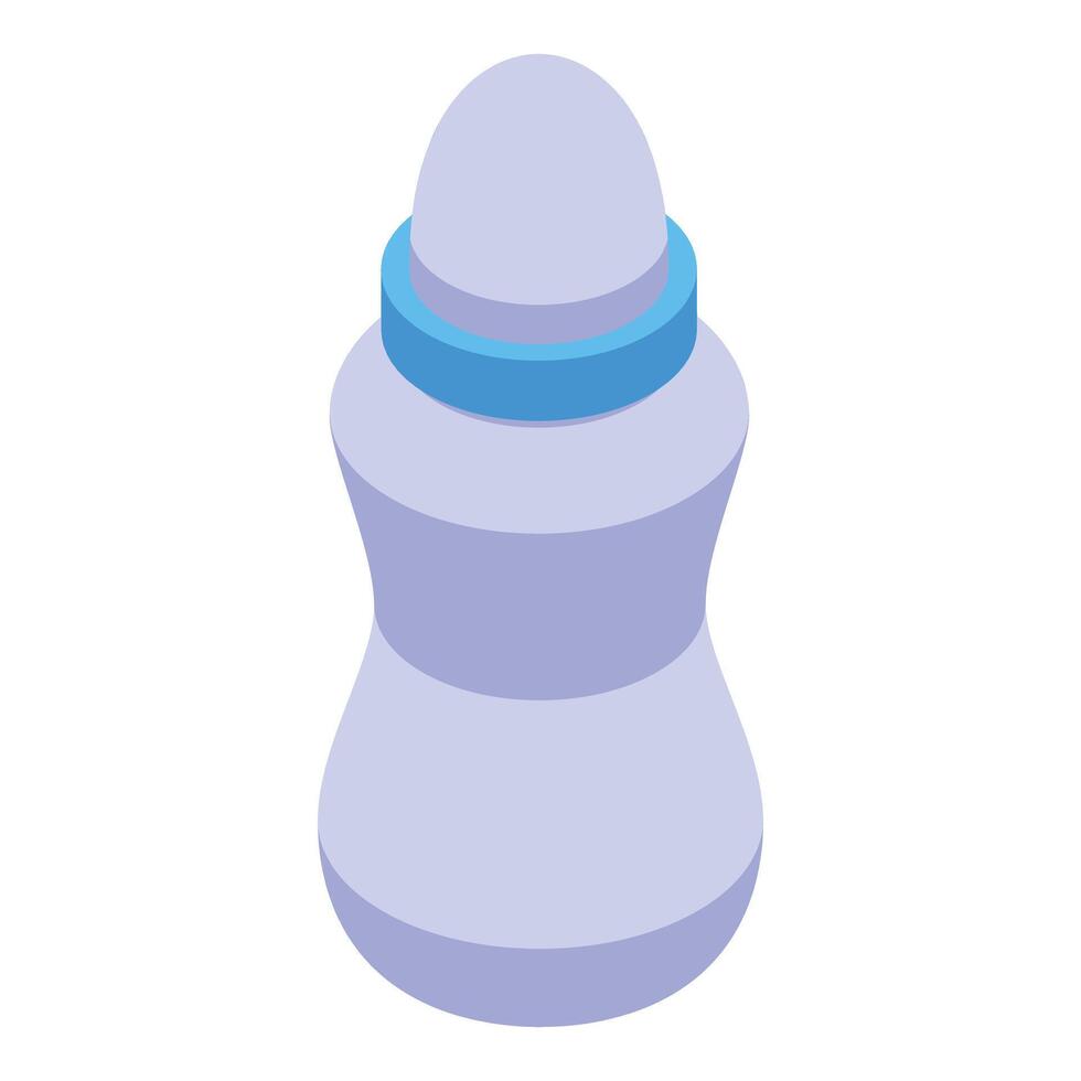 Roll on deodorant bottle maintaining personal hygiene vector