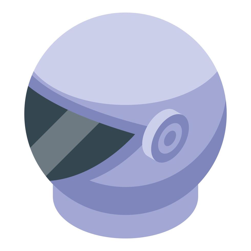 Astronaut helmet showing space exploration concept vector