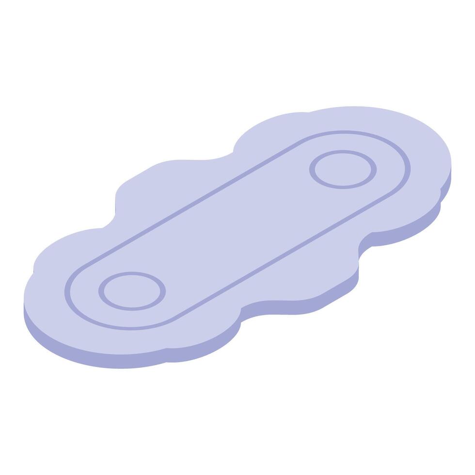 Soft sanitary pad offering comfort and protection during menstruation vector