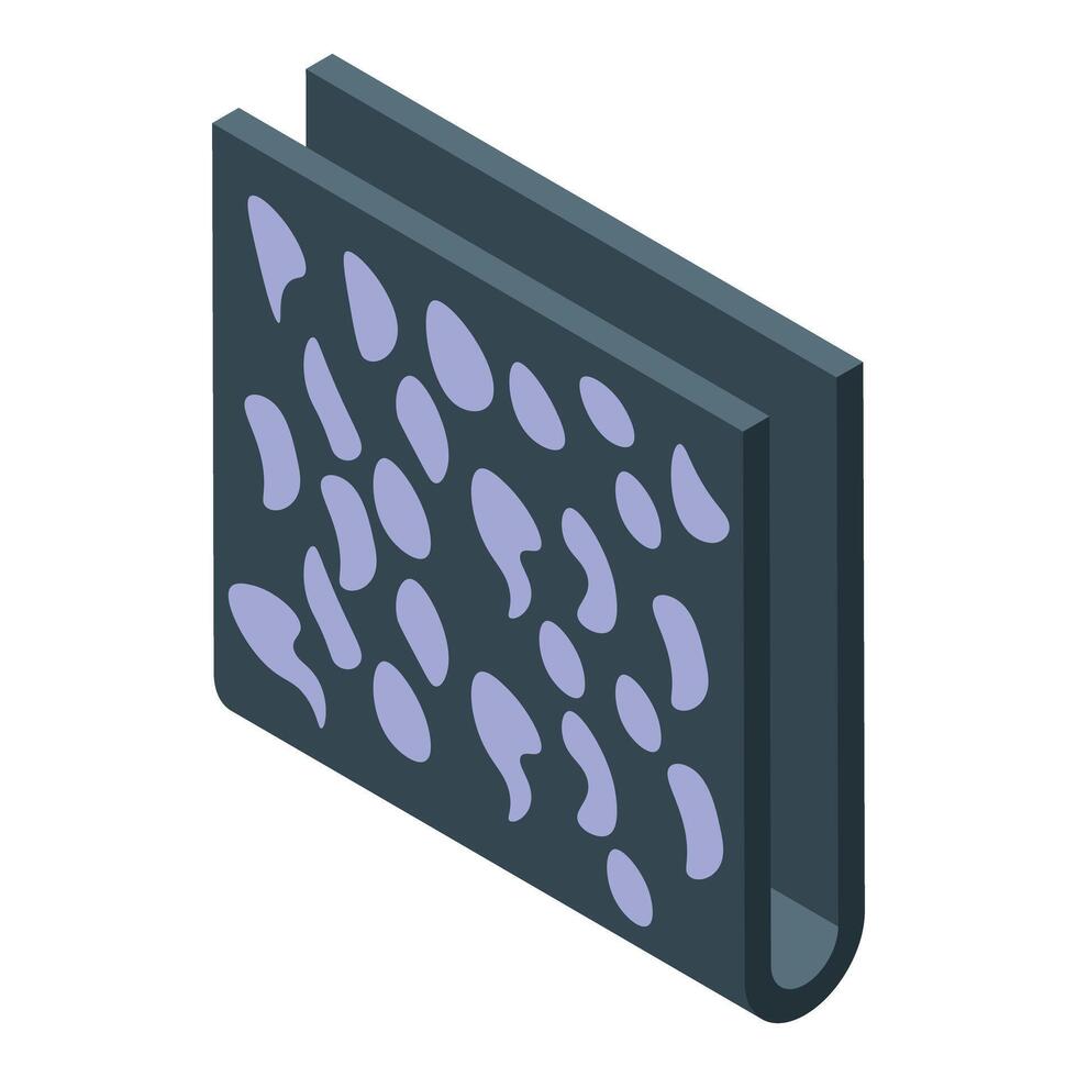 Climbing wall panel with holds for indoor gym training vector