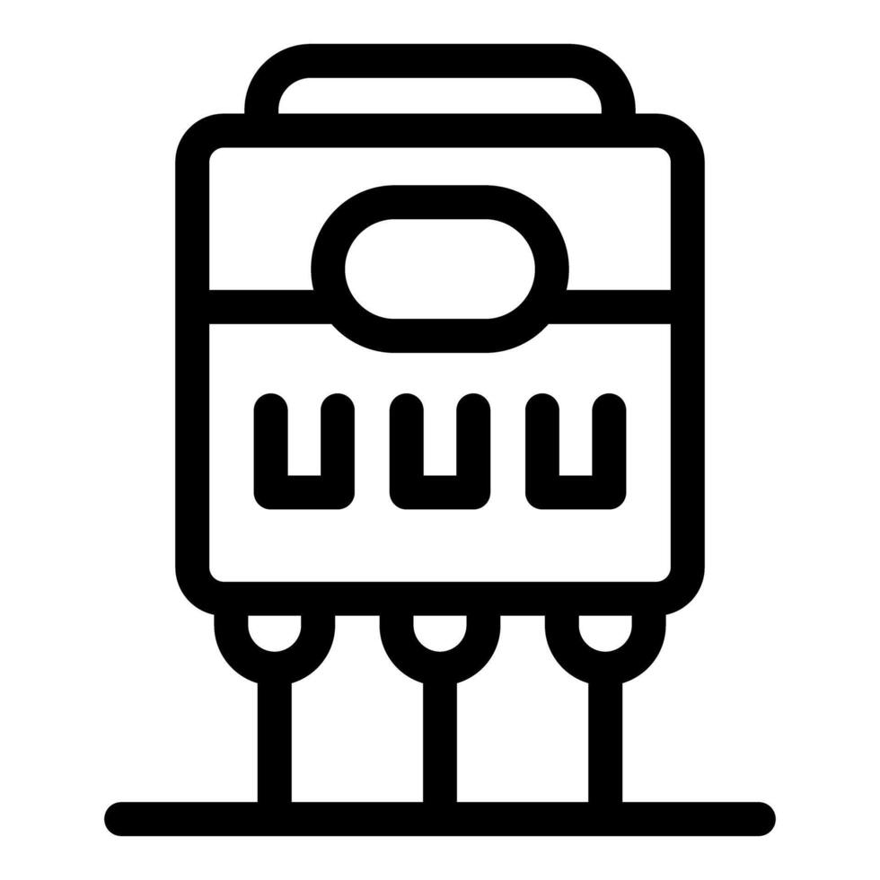 Simple vector showing the concept of hosting provider