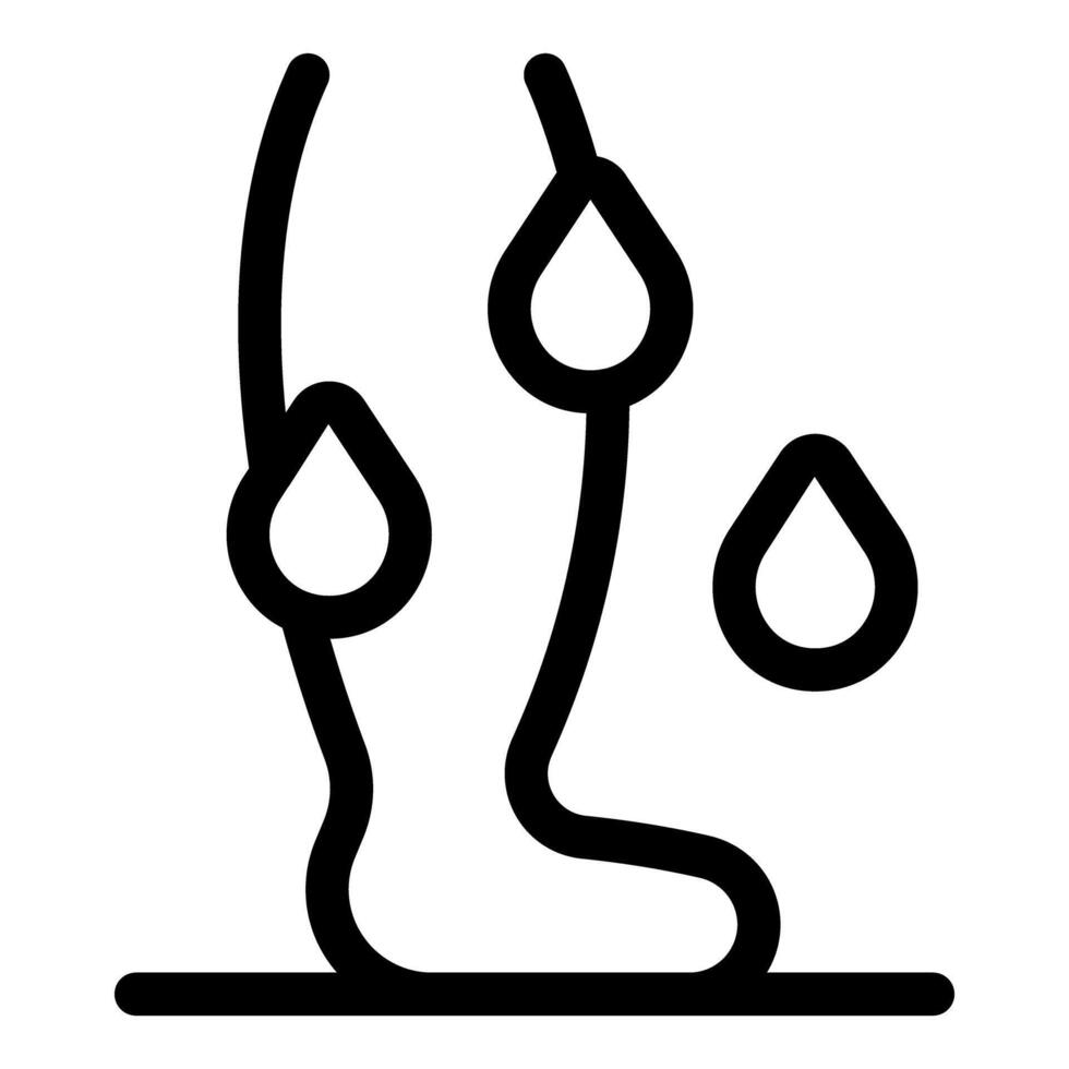 Leg showing symptoms of varicose veins with blood drop icon vector