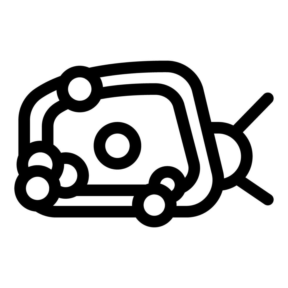 Drone delivering parcel with contactless delivery icon vector