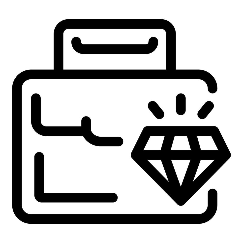 Credit card adding diamond bonus icon for finance app vector