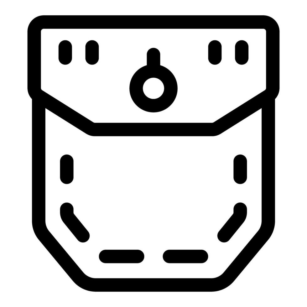 Electric pocket heater device using modern technologies icon vector