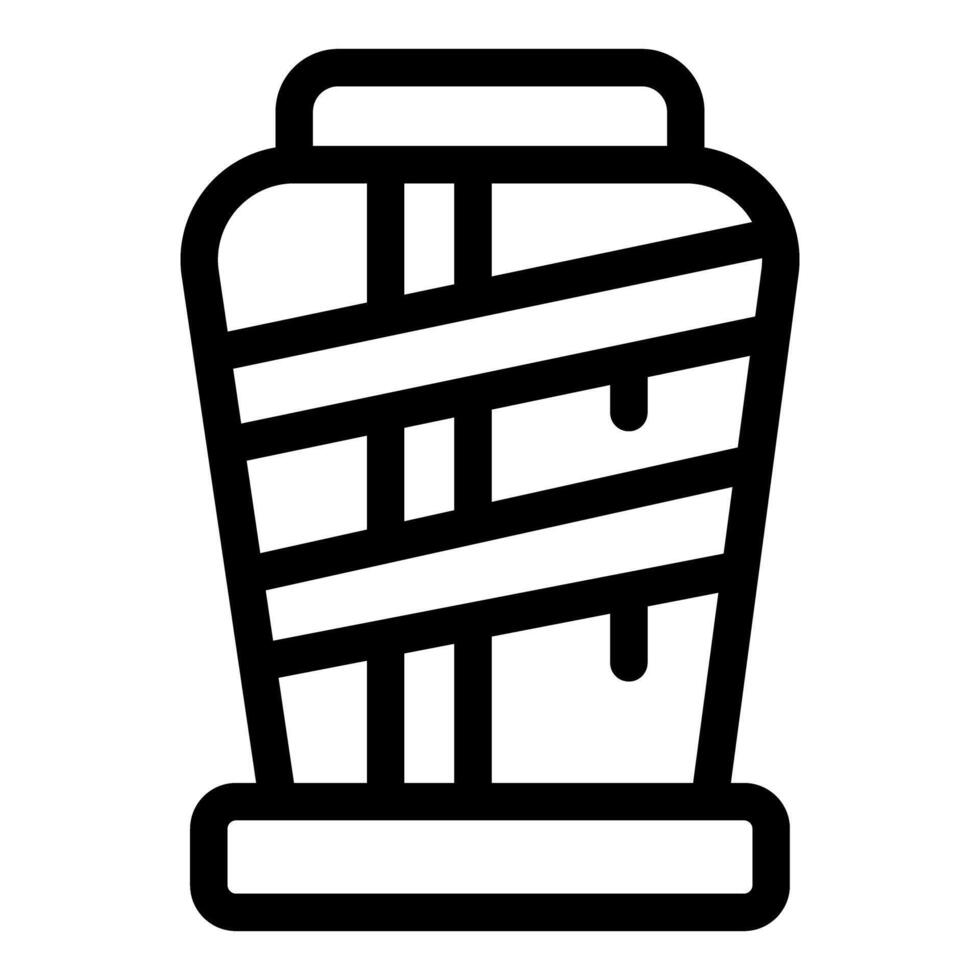 Shawarma kebab doner kebab fast food rotating cooking preparing food icon vector