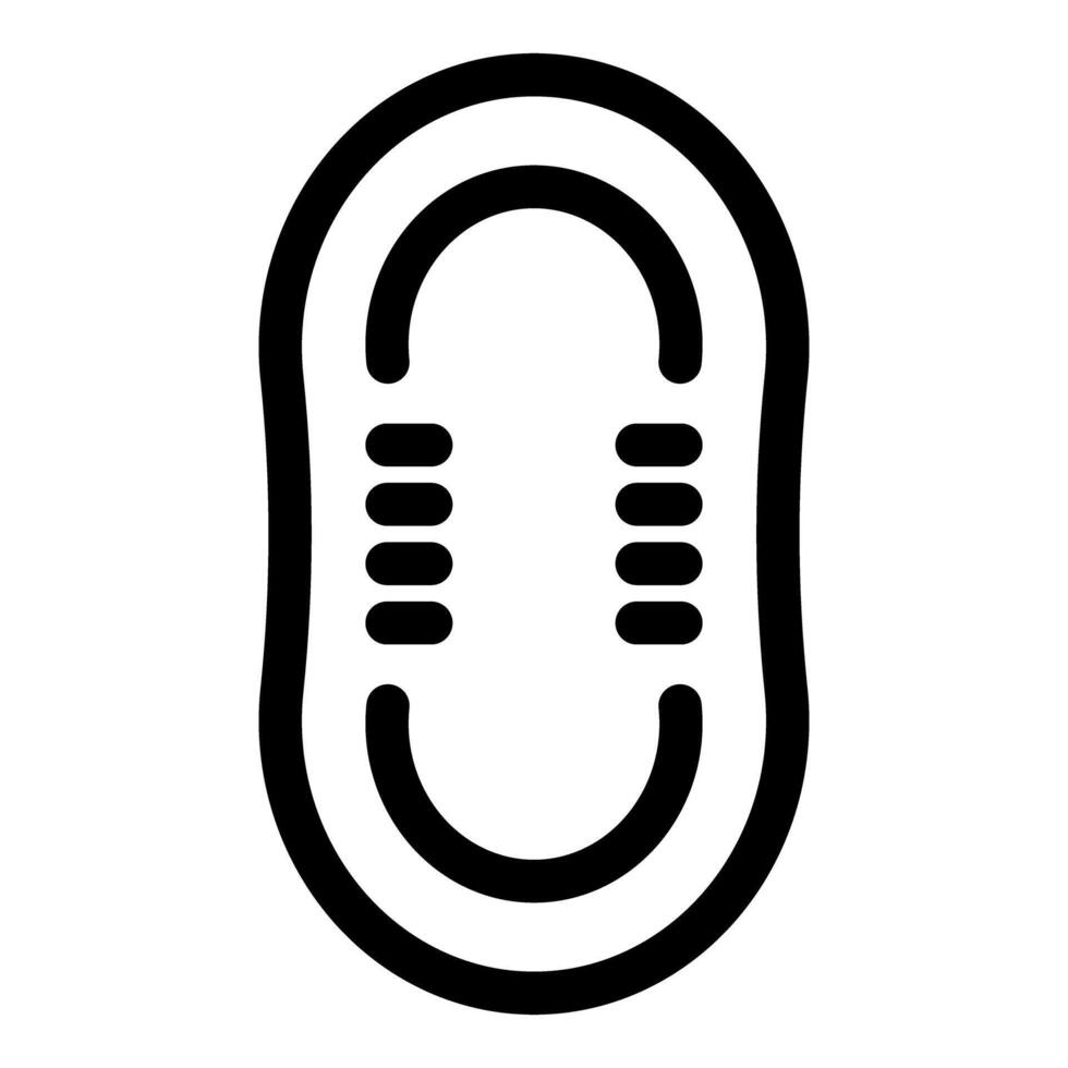 Orthopedic insole with arch support icon vector
