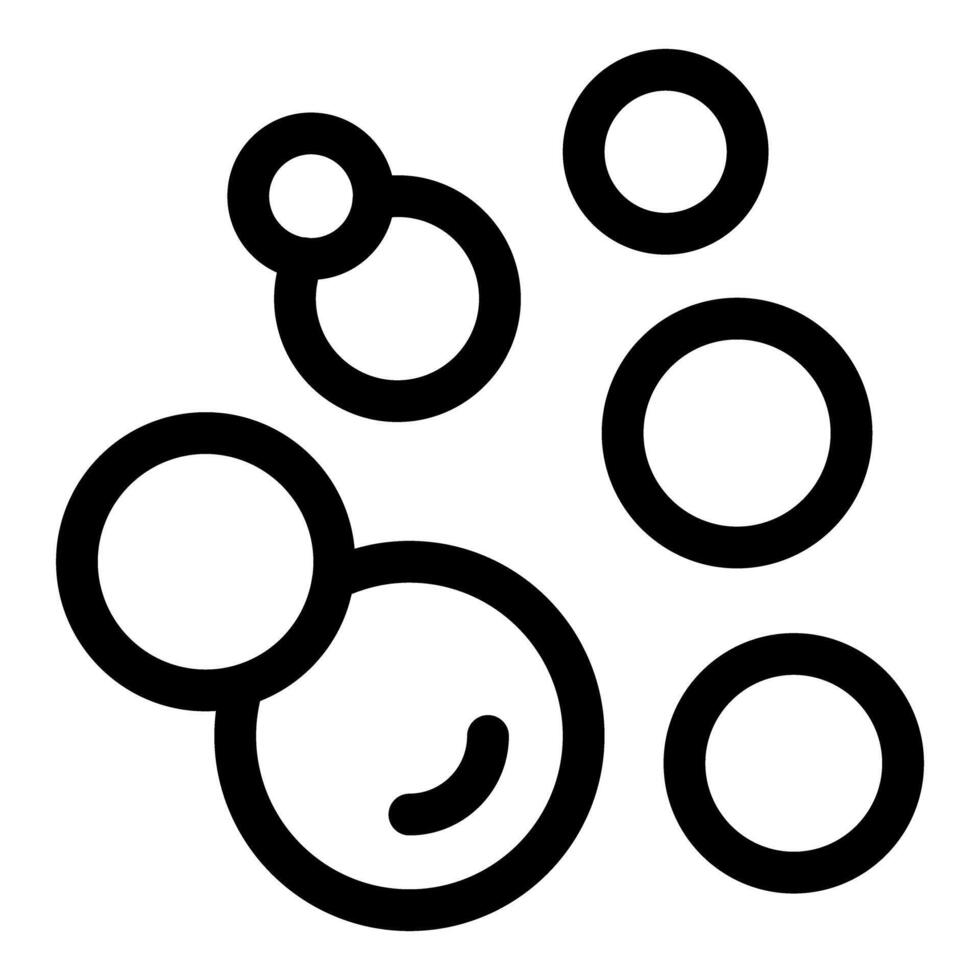 Group of soap bubbles floating is symbolizing cleanliness and hygiene vector