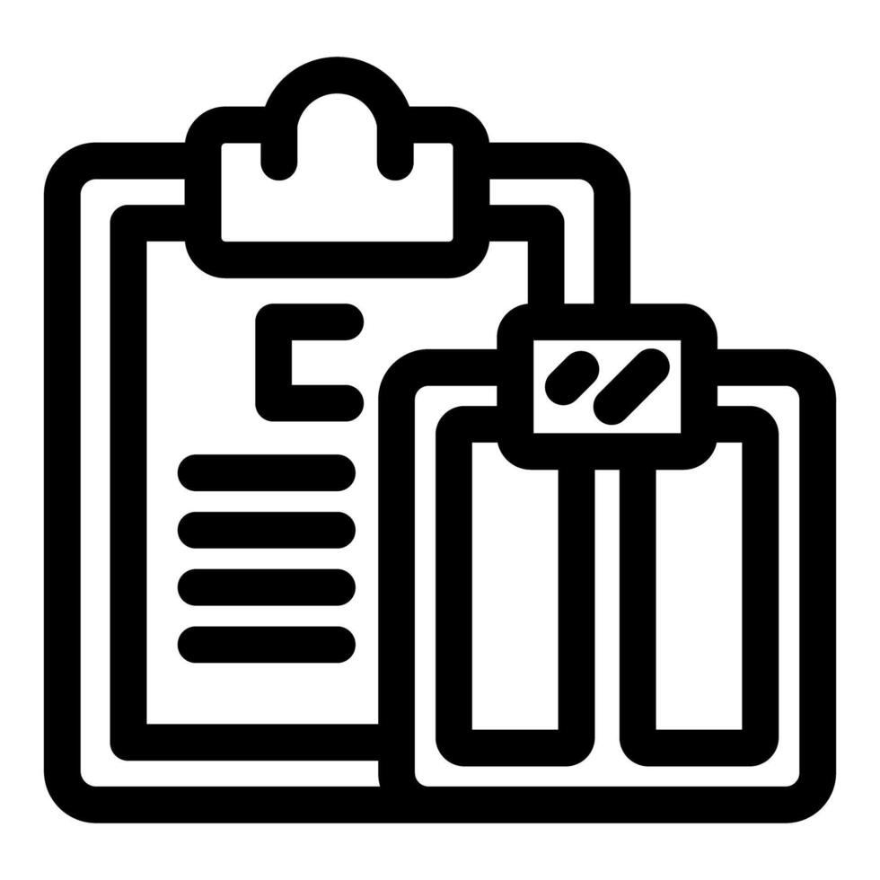 Security system connecting to server with clipboard showing data log vector