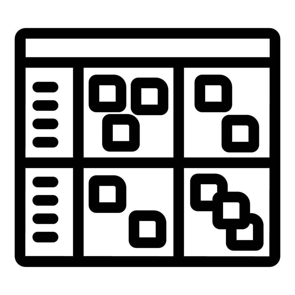 Software developer building application interface with functional programming vector