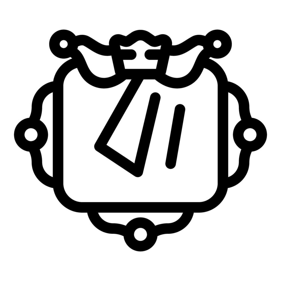 Royal family crest with crown and ribbon banner showing nobility vector