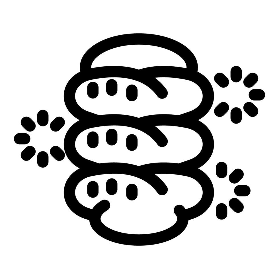 Challah bread being baked with yeast for rosh hashanah celebration vector