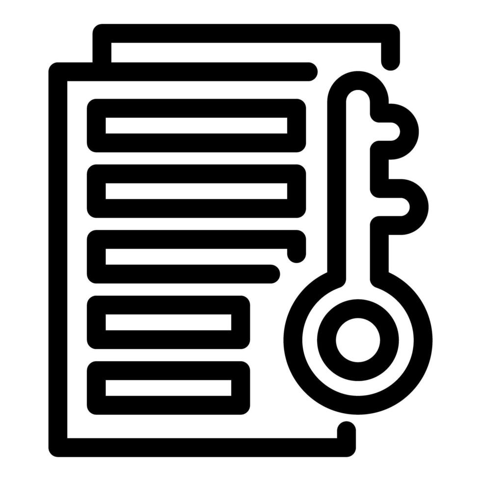 Key performance indicator document with key for business analysis vector