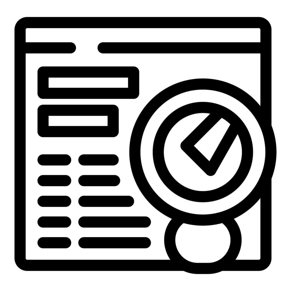 Web page speed optimization with clock showing loading time icon vector