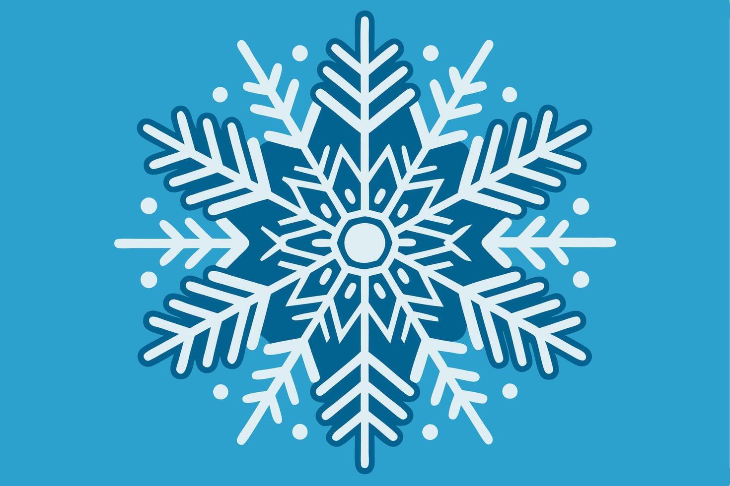 Beautiful Snowflakes Graphics for Winter Design Projects Ideal for Logos, Illustrations, Holiday Cards, and Unique Seasonal Branding to Add a Touch of Winter Magic to Your Work vector