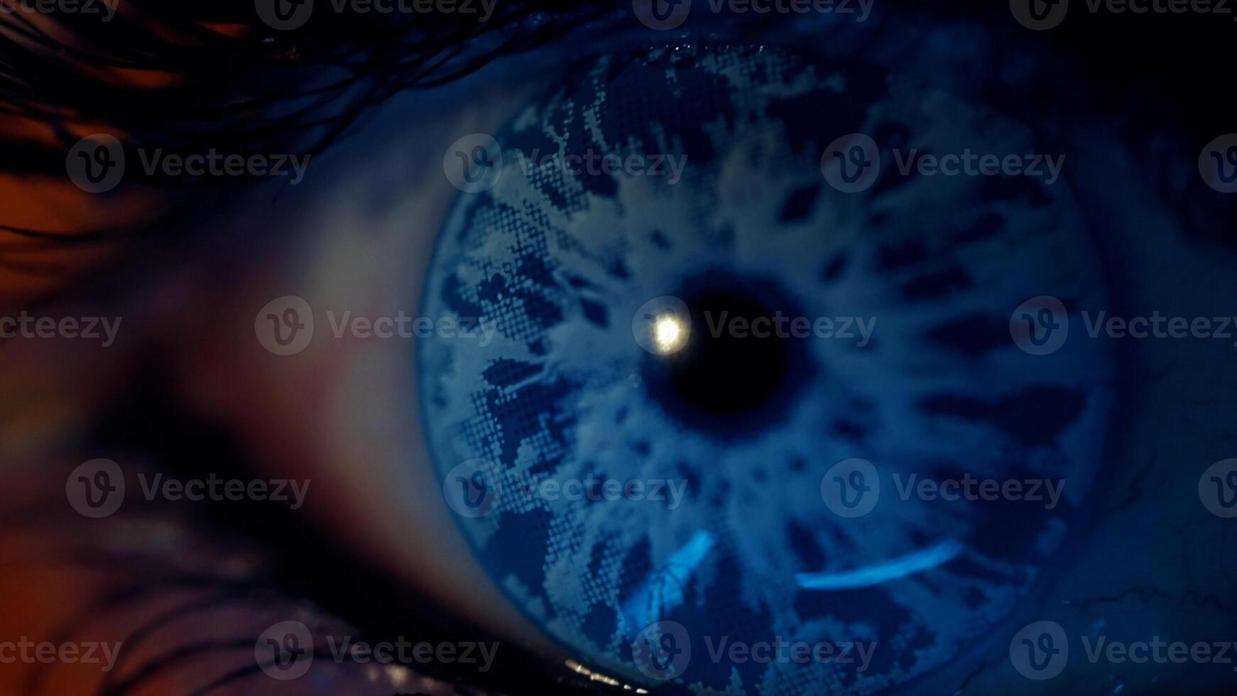 its a eyes macro click photo