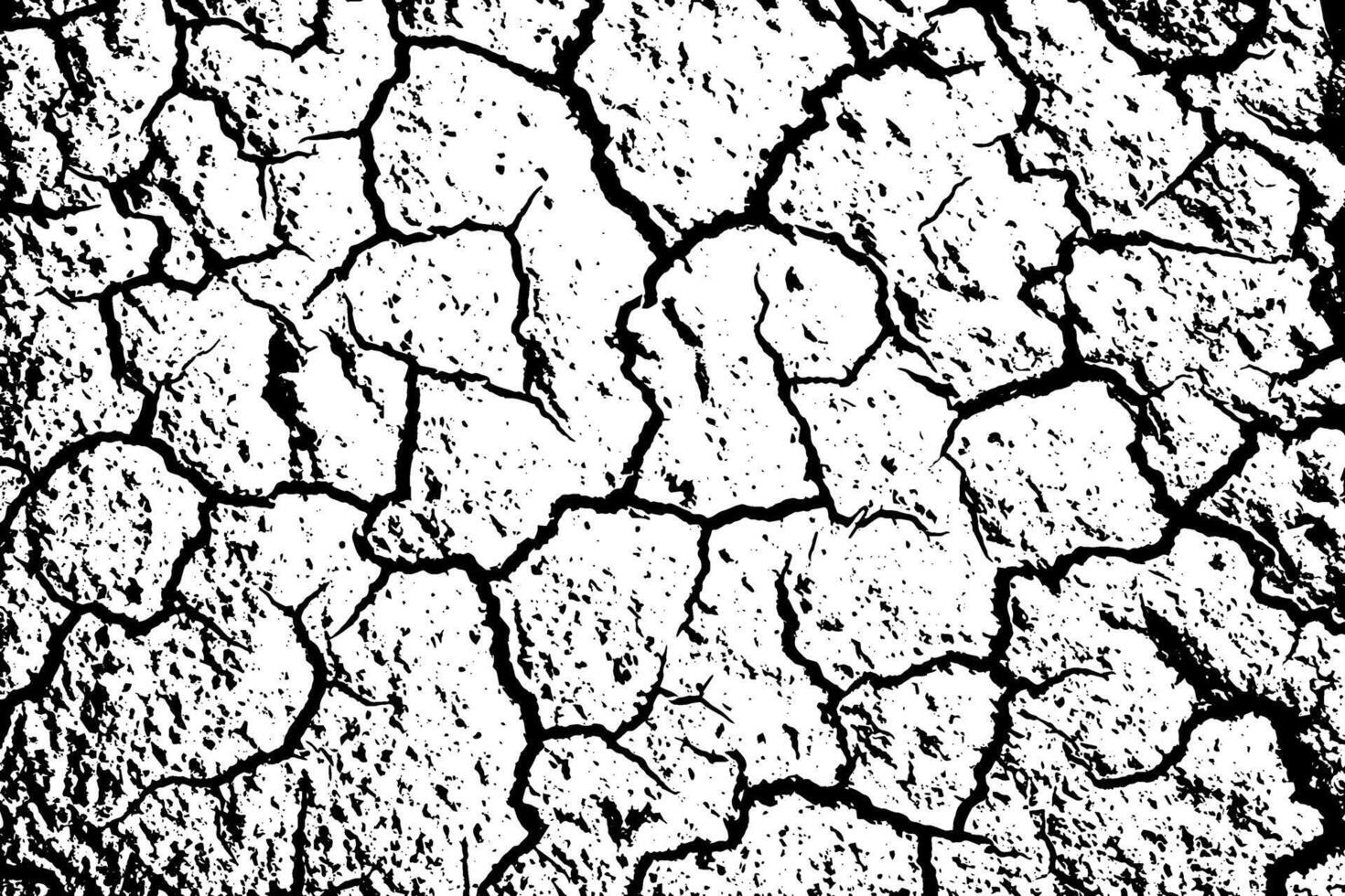 Transparent cracked wall texture for background grunge effect vector