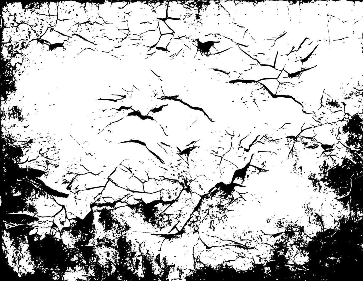 Peeled wall texture for background grunge effect vector