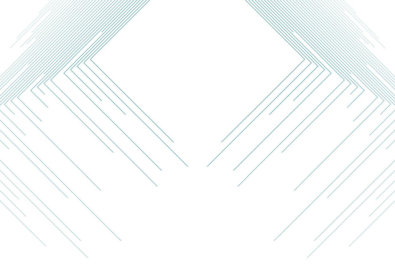 Blue white minimal lines abstract futuristic tech background vector