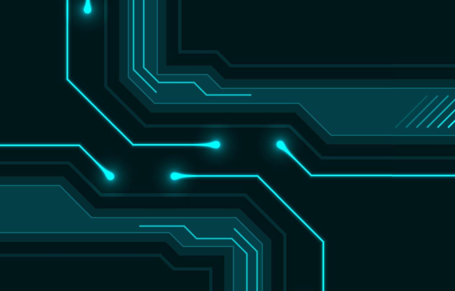 Abstract technology neon geometric background vector