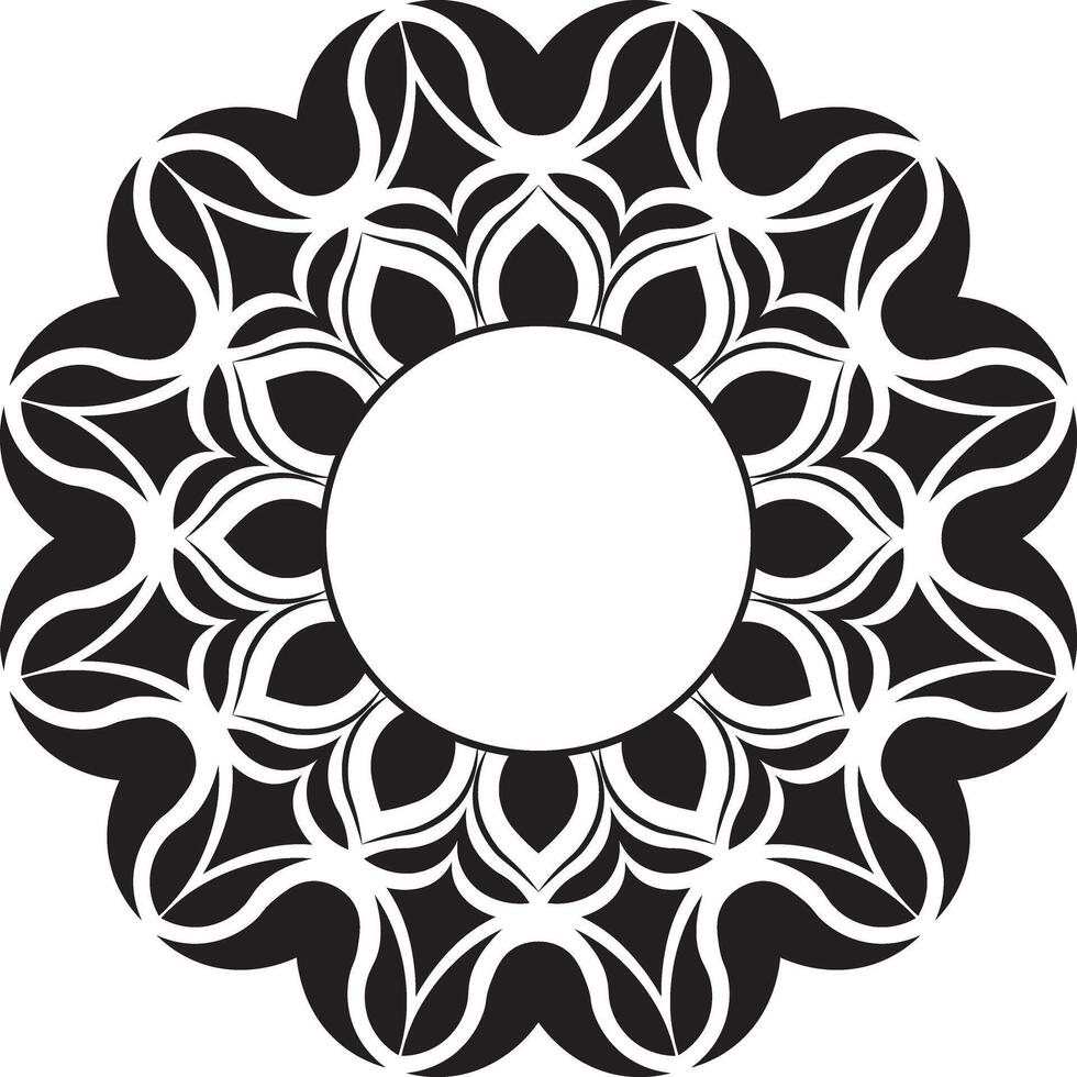 The Art of Infinite Symmetry and Balance vector