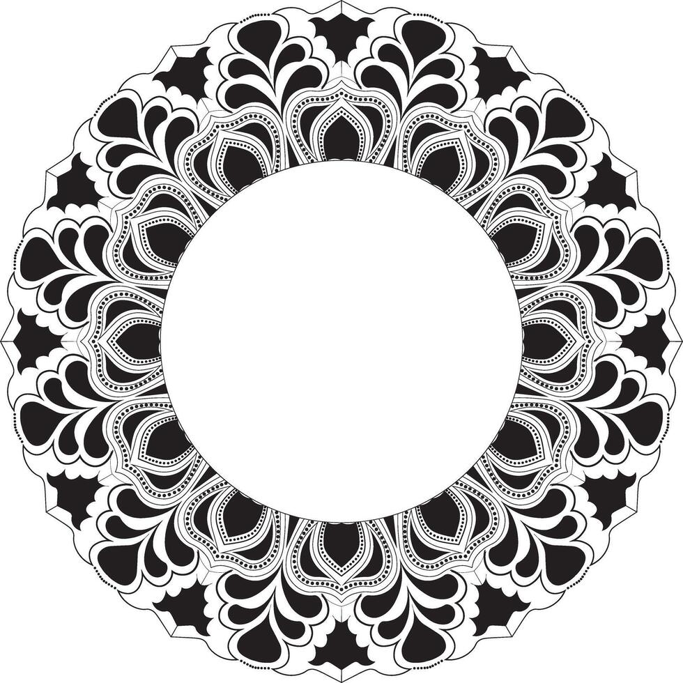 Creating Harmonious Mandala Art for Meditation and Mindfulness vector